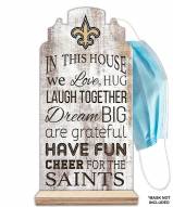 New Orleans Saints In This House Mask Holder