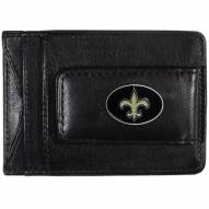 New Orleans Saints Leather Cash & Cardholder