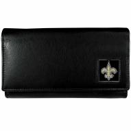 New Orleans Saints Leather Women's Wallet
