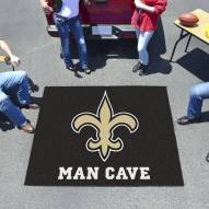 New Orleans Saints Man Cave Tailgate Mat