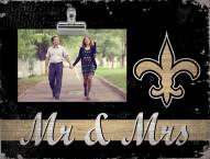 New Orleans Saints Mr. & Mrs. Clip Frame