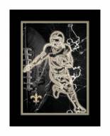New Orleans Saints Neon Player Framed 12" x 16" Sign