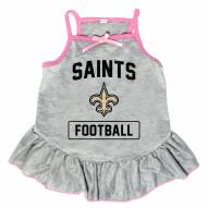 New Orleans Saints NFL Gray Dog Dress