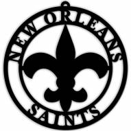 New Orleans Saints Silhouette Logo Cutout Door Hanger