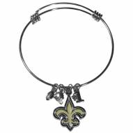 New Orleans Saints Charm Bangle Bracelet