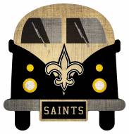 New Orleans Saints Team Bus Sign