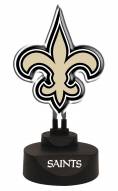 New Orleans Saints Team Logo Neon Light