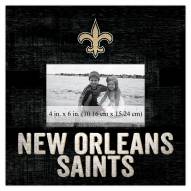New Orleans Saints Team Name 10" x 10" Picture Frame