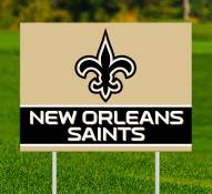 New Orleans Saints Team Name Yard Sign