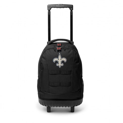NFL New Orleans Saints Wheeled Backpack Tool Bag