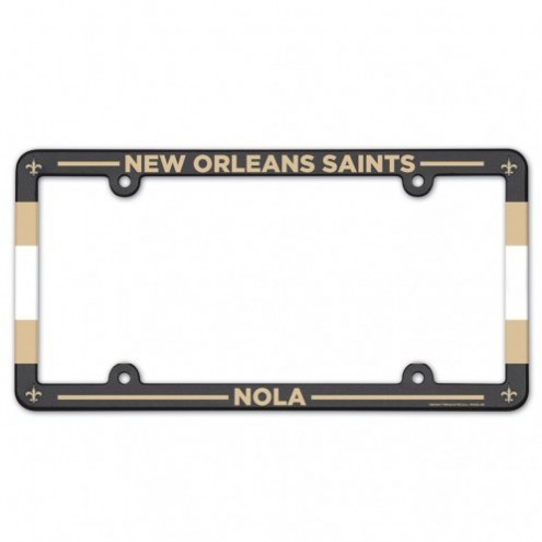 New Orleans Saints License Plate Frame
