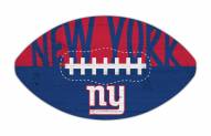New York Giants 12" Football Cutout Sign