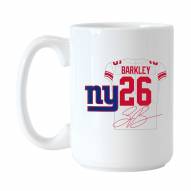 New York Giants 15 oz. Saquon Barkley Sublimated Mug