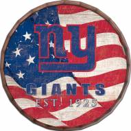 New York Giants 16" Flag Barrel Top