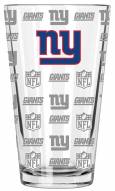 New York Giants 16 oz. Sandblasted Pint Glass