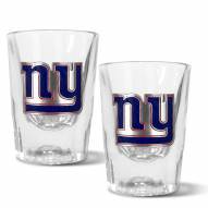 New York Giants 2 oz. Prism Shot Glass Set
