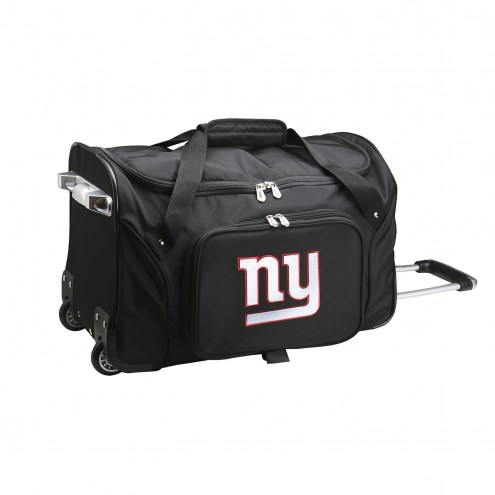 New York Giants 22&quot; Rolling Duffle Bag
