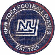 New York Giants 24" Heritage Logo Round Sign