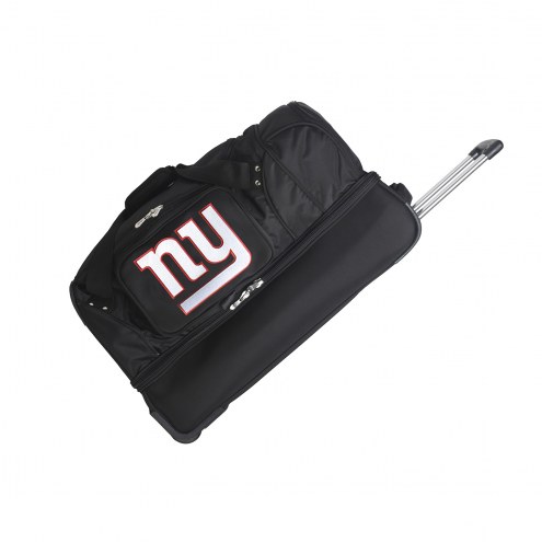 New York Giants 27&quot; Drop Bottom Wheeled Duffle Bag