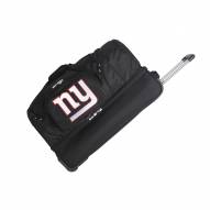 New York Giants 27" Drop Bottom Wheeled Duffle Bag