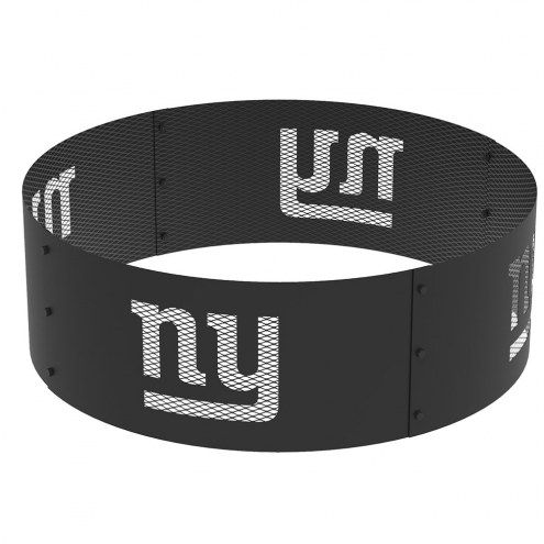 New York Giants 36&quot; Round Steel Fire Ring