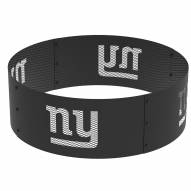 New York Giants 36" Round Steel Fire Ring