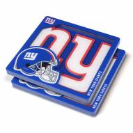 New York Giants 3D Logo Series Coasters Set