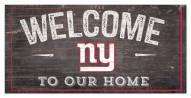 New York Giants 6" x 12" Welcome Sign