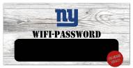 New York Giants 6" x 12" Wifi Password Sign