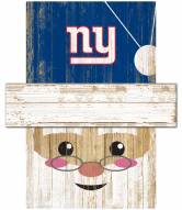 New York Giants 6" x 5" Santa Head
