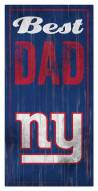 New York Giants Best Dad Sign