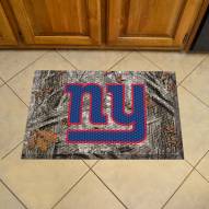 New York Giants Camo Scraper Door Mat