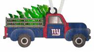 New York Giants Christmas Truck Ornament