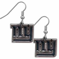 New York Giants Chrome Dangle Earrings