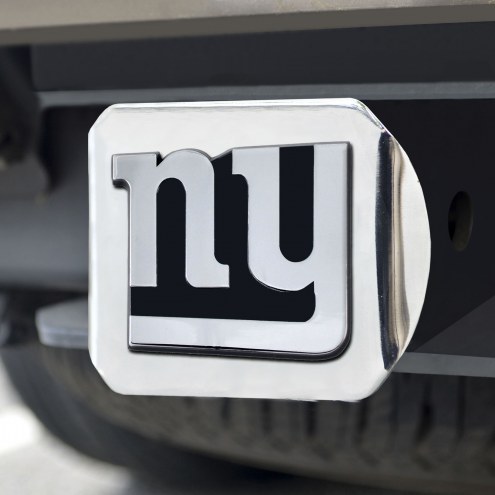New York Giants Chrome Metal Hitch Cover