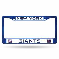 New York Giants Color Metal License Plate Frame