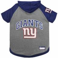 New York Giants Dog Hoodie Tee