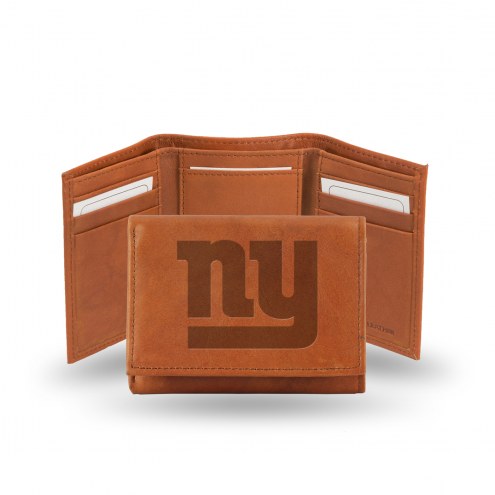 New York Giants Embossed Tri-Fold Wallet