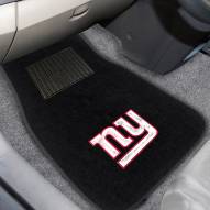 New York Giants Embroidered Car Mats