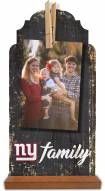 New York Giants Family Tabletop Clothespin Picture Holder