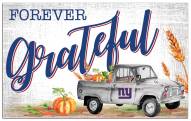 New York Giants Forever Grateful 11" x 19" Sign