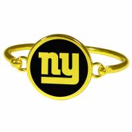 New York Giants Gold Tone Bangle Bracelet