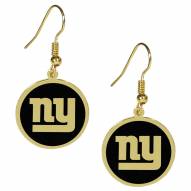 New York Giants Gold Tone Earrings