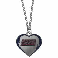 New York Giants Heart Necklace