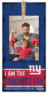 New York Giants I am the Toughest Fan 6" x 12" Sign
