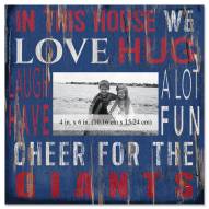 New York Giants In This House 10" x 10" Picture Frame