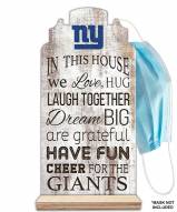 New York Giants In This House Mask Holder