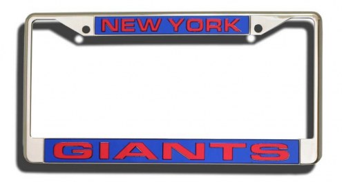 New York Giants Laser Cut License Plate Frame