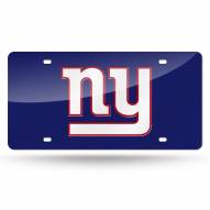 New York Giants Laser Cut License Plate
