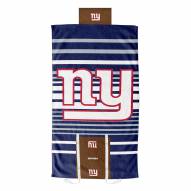 New York Giants Lateral Comfort Towel with Foam Pillow
